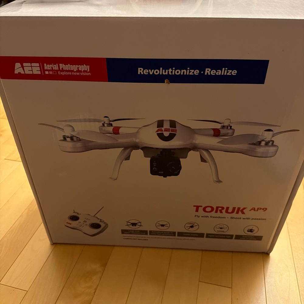 NIB AEE Toruk AP9 quadcopter drone.